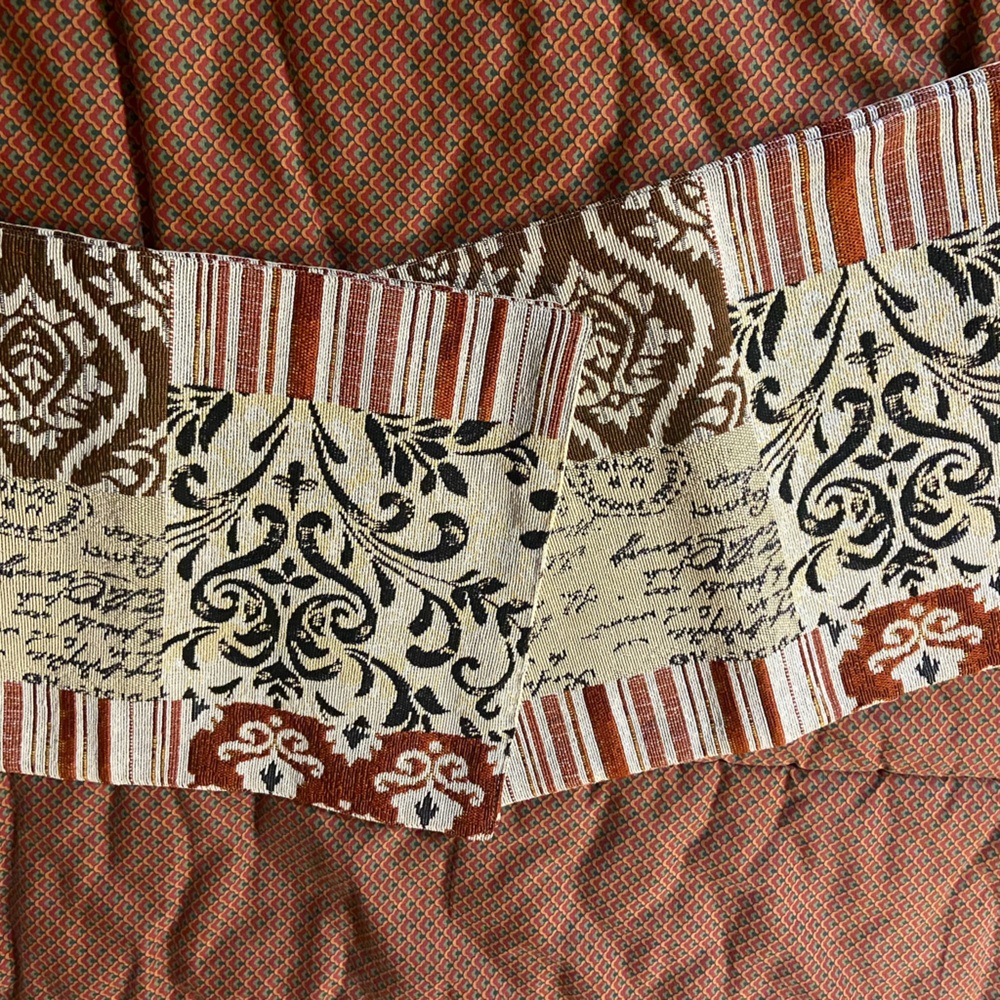 SET OF 4 Contemporary Patchwork TAPESTRY PLACEMATS Tags Removed PreLoved